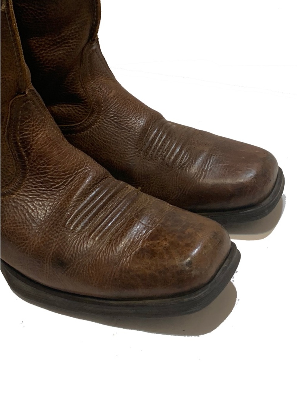 Ariat Men's Brown Leather Western Boots - Picture 2 of 9